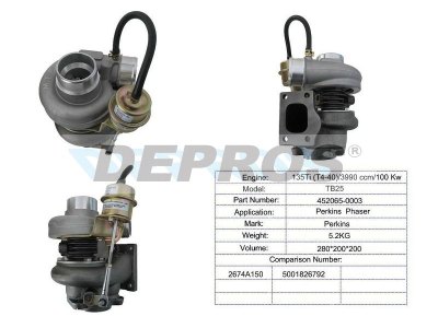 TURBOCOMPRESSEUR RECONSTRUITE PERKINS