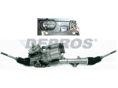 ELECTRIC STEERING RACK REMAN PEUGEOT 207 - SQUARE CONNECTOR